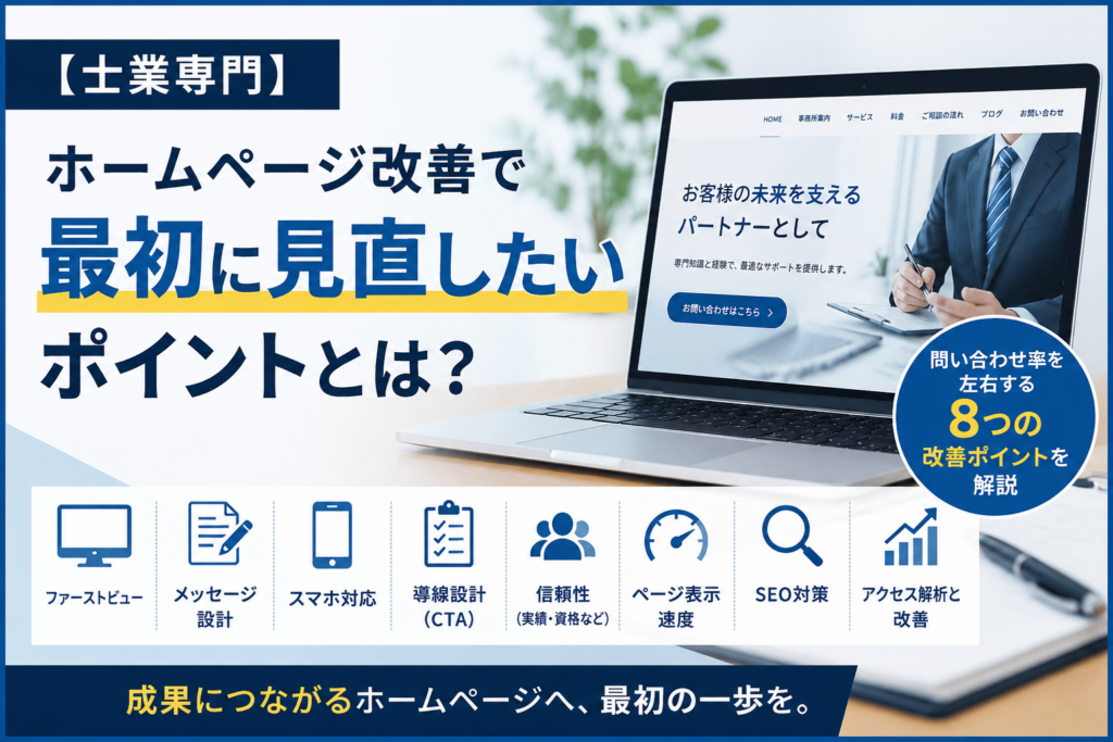 問い合わせ率を左右する8つの改善ポイント