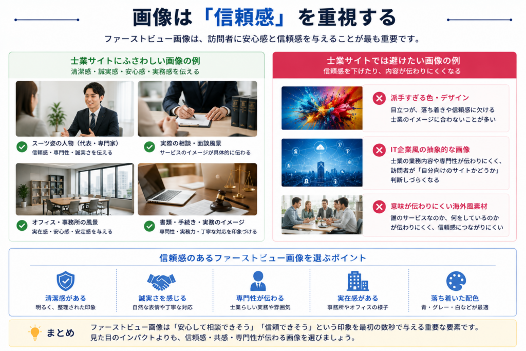 士業向けサイトでファーストビューを改善する