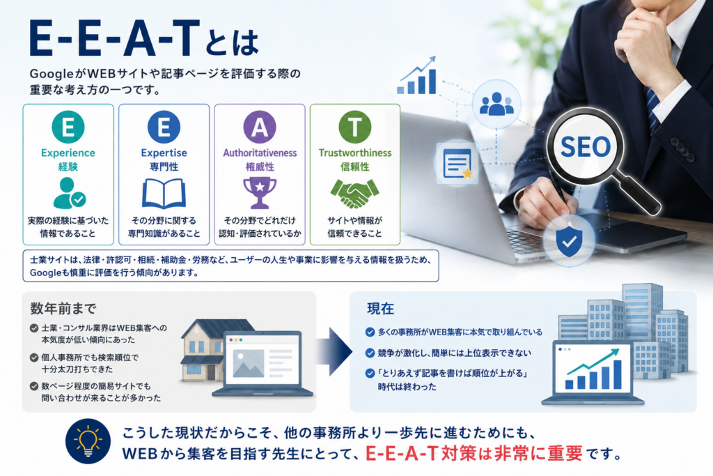 士業のEEAT対策を解説