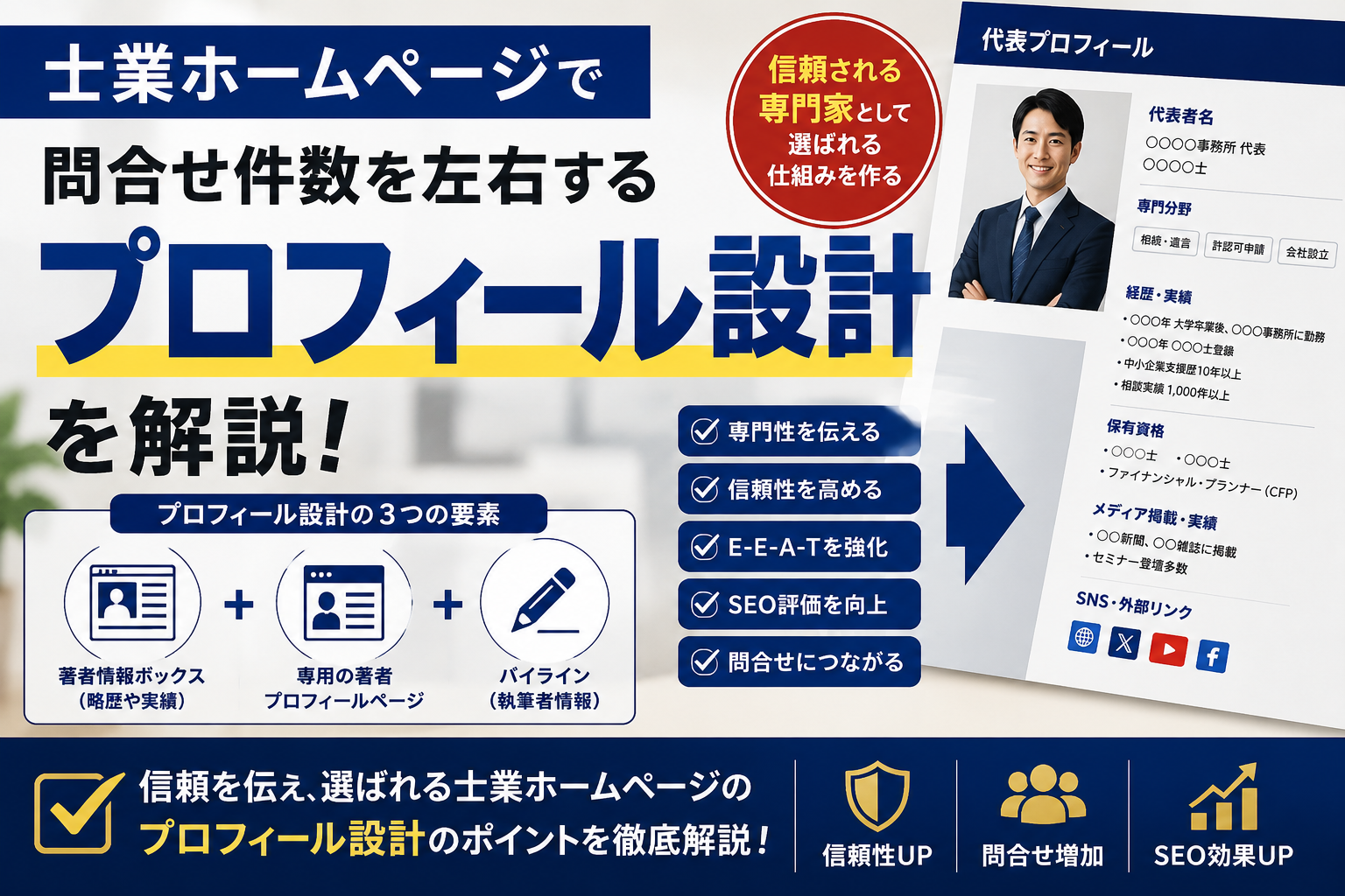 士業プロフィール設計のポイント解説