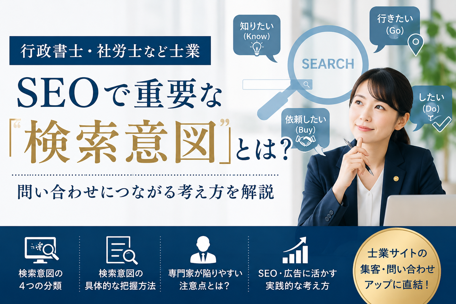 士業SEOで重要な検索意図解説