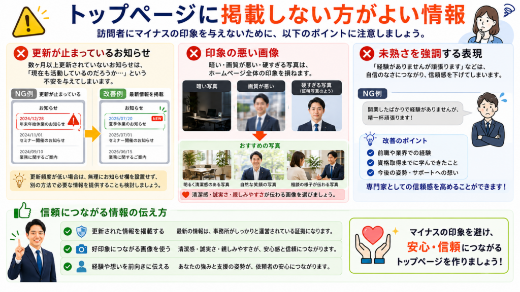 トップページで問合せ率を高める