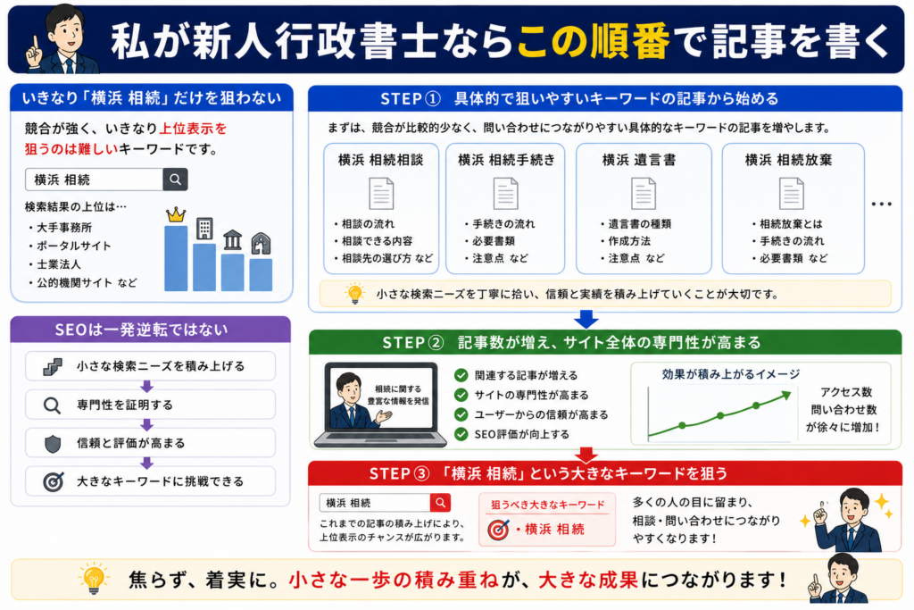 士業が検索キーワードを決める方法