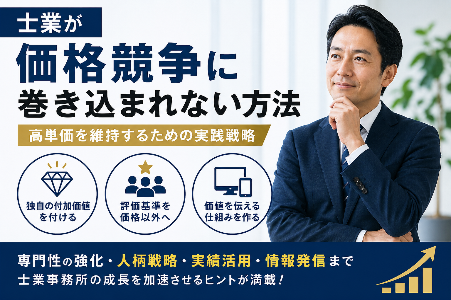 士業か価格競争から抜け出すために