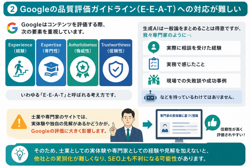 生成AIはSEOに不利か
