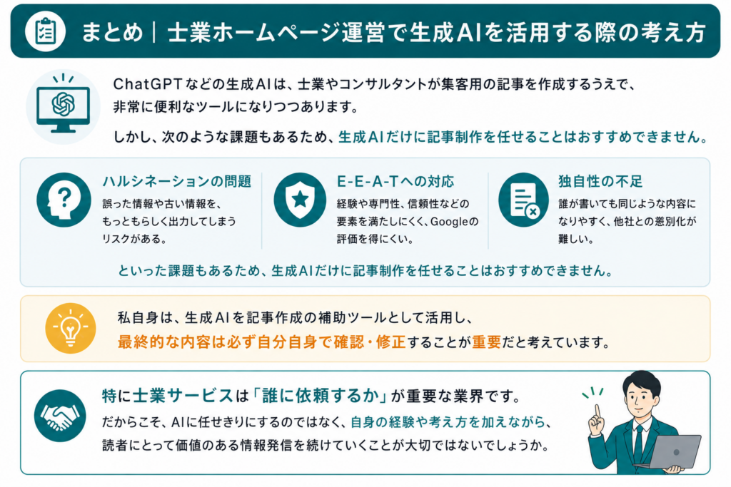 生成AIはSEOに不利か