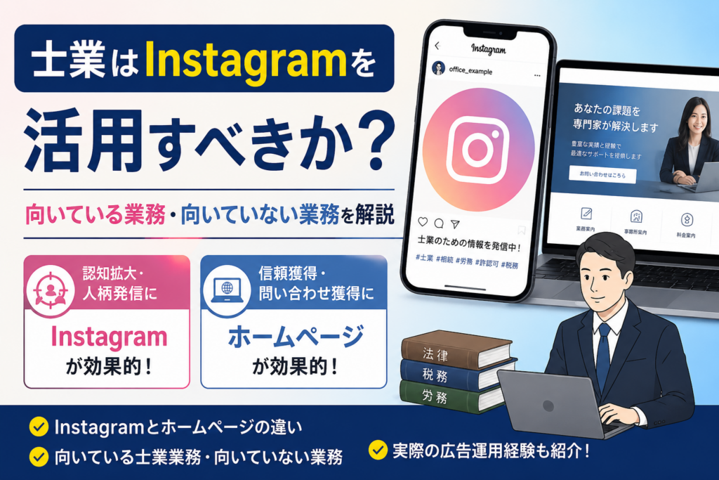 士業はInstagramを活用すべきか